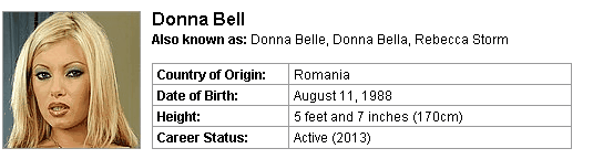 Pornstar Donna Bell