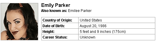 Pornstar Emily Parker
