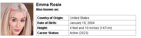 Pornstar Emma Rosie
