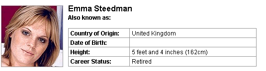 Pornstar Emma Steedman