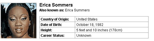 Pornstar Erica Sommers