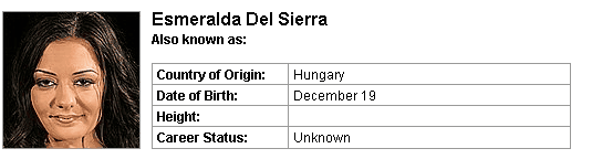 Pornstar Esmeralda Del Sierra