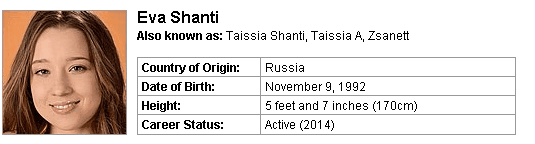Pornstar Eva Shanti