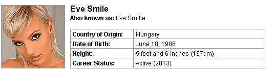 Pornstar Eve Smile