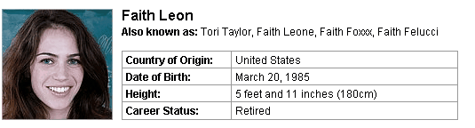 Pornstar Faith Leon