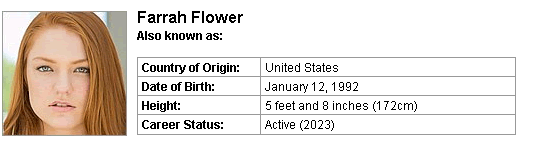 Pornstar Farrah Flower
