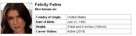 Pornstar Felicity Feline