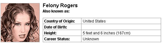 Pornstar Felony Rogers