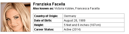 Pornstar Franziska Facella