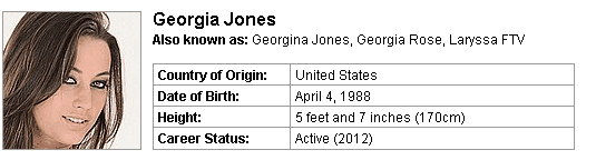 Pornstar Georgia Jones
