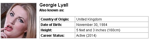 Pornstar Georgie Lyall