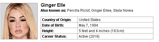 Pornstar Ginger Elle