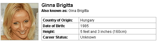 Pornstar Ginna Brigitta