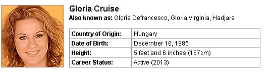 Pornstar Gloria Cruise