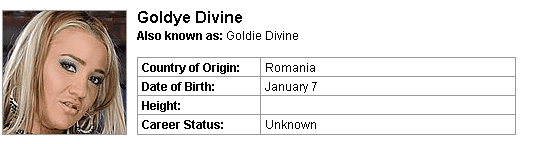 Pornstar Goldye Divine