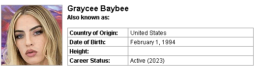 Pornstar Graycee Baybee