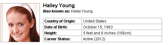 Pornstar Hailey Young