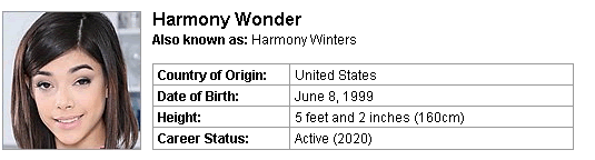Pornstar Harmony Wonder