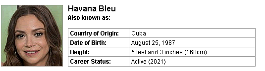 Pornstar Havana Bleu