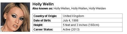 Pornstar Holly Wellin
