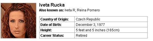 Pornstar Iveta Rucka