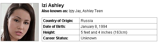 Pornstar Izi Ashley