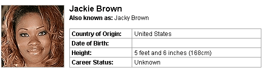 Pornstar Jackie Brown