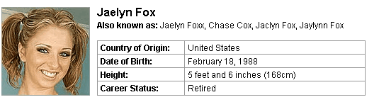 Pornstar Jaelyn Fox