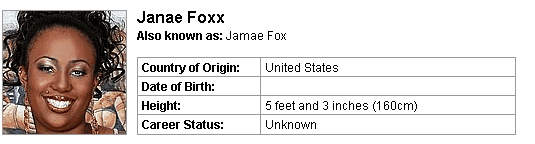 Pornstar Janae Foxx