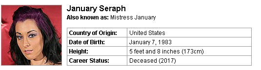 Pornstar January Seraph