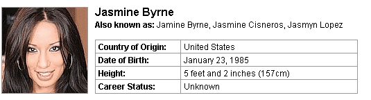 Pornstar Jasmine Byrne