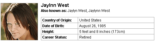 Pornstar JayInn West