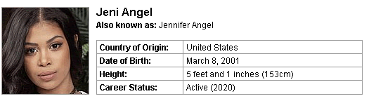 Pornstar Jeni Angel