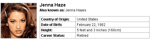 Pornstar Jenna Haze