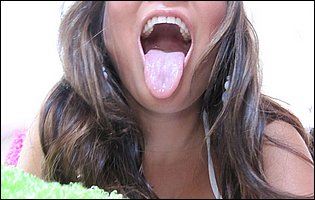 Naughty brunette Jesse Jordan loves to tease