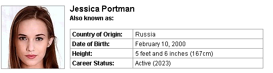 Pornstar Jessica Portman