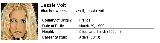 Pornstar Jessie Volt