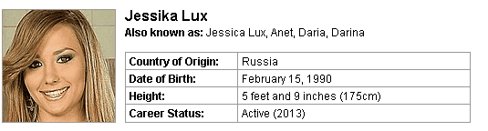 Pornstar Jessika Lux