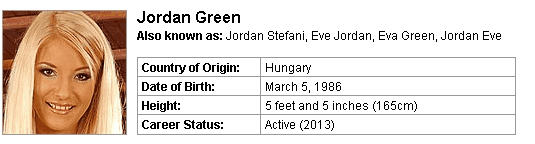 Pornstar Jordan Green
