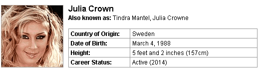 Pornstar Julia Crown