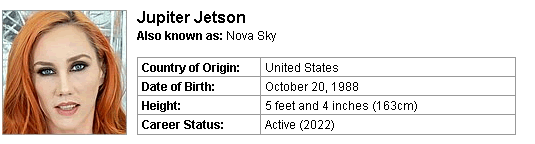 Pornstar Jupiter Jetson