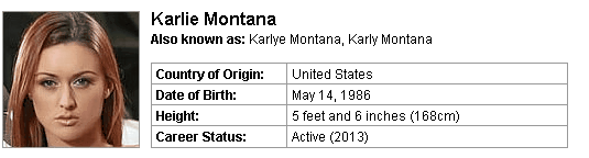 Pornstar Karlie Montana