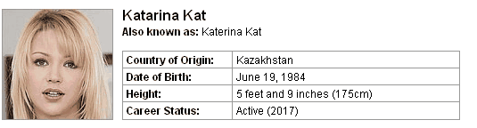 Pornstar Katarina Kat