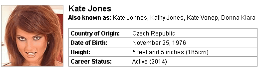 Pornstar Kate Jones