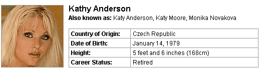 Pornstar Kathy Anderson