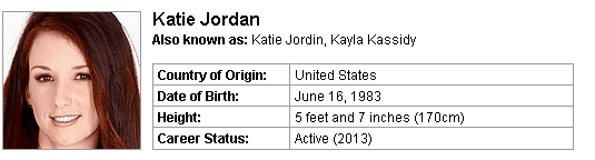 Pornstar Katie Jordan