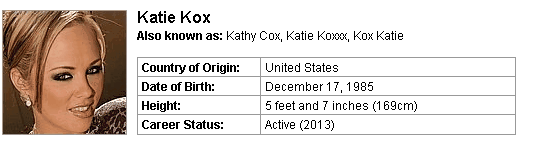 Pornstar Katie Kox