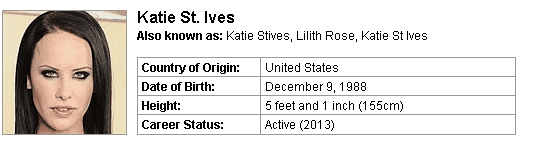 Pornstar Katie St. Ives