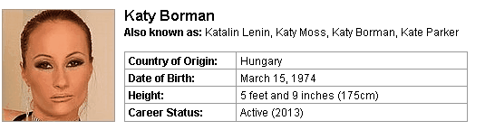 Pornstar Katy Borman