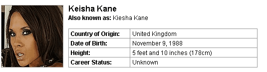 Pornstar Keisha Kane
